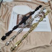 极创家装 复古天地锁拉手欧橱电视柜门金色浴室加长连杆锁拉手 法式