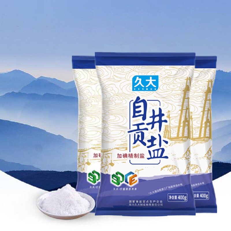 加碘盐井矿盐四川久大盐都深井盐家用细盐炒菜煲汤泡菜调味