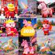 2026新年充气马年气模吉祥物卡通马上有钱财神马商场喜庆美陈装 饰