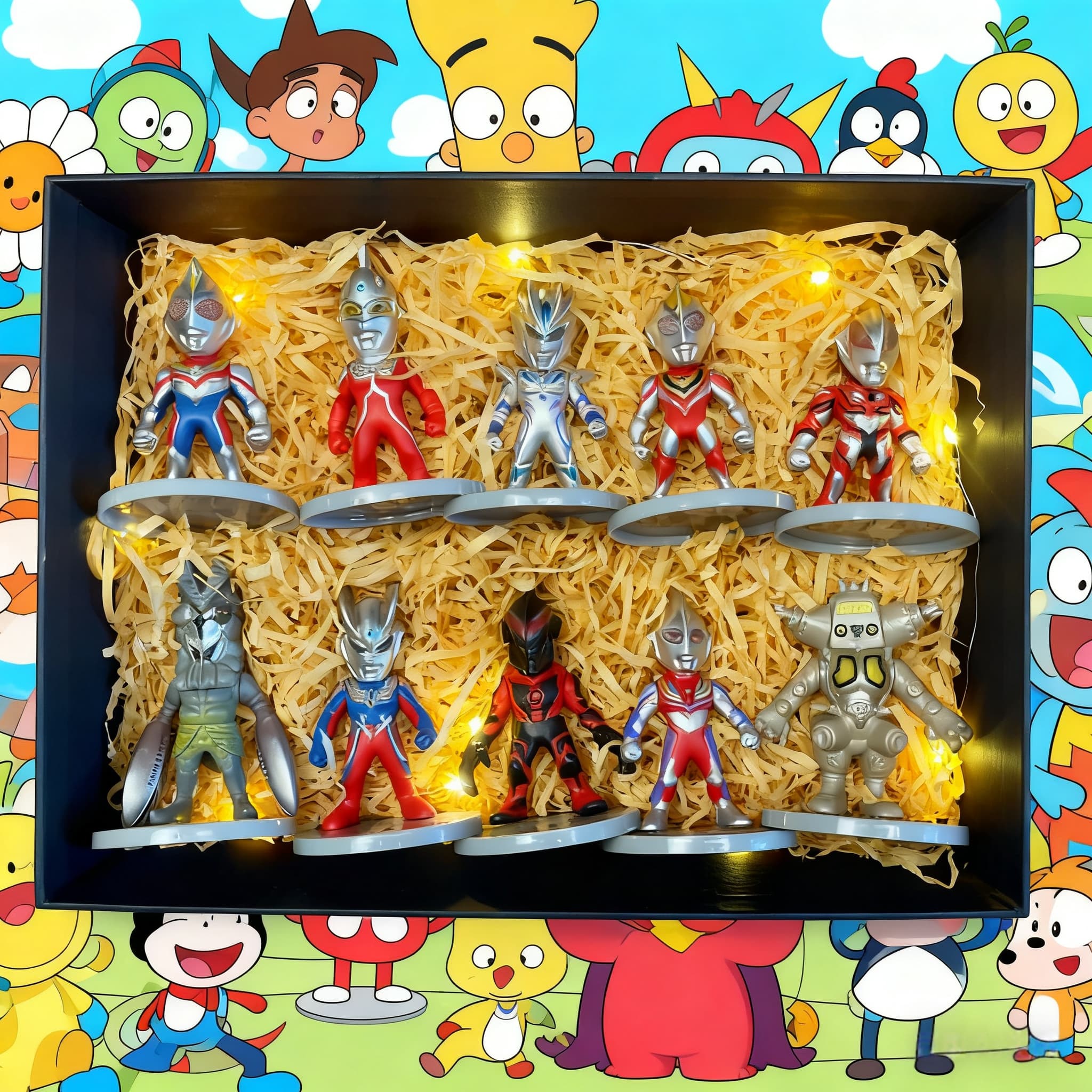 高端奥特曼手办玩具生日礼盒