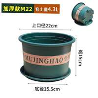 More large flower pot plastic plant trees green plant POTS thumbnail 6