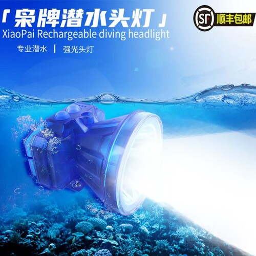 赶海潜水头灯强光防水