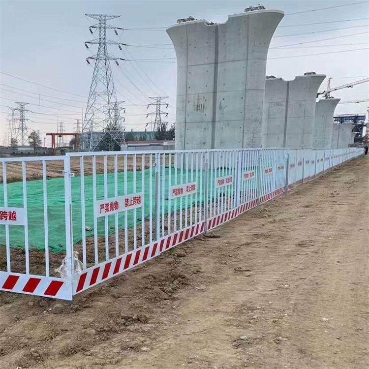 青岛工地基坑护栏工程施工临时电梯井门口隔离防护网可拆卸