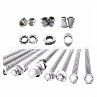 海南厂家销售6542高速钢料筒机筒螺杆合金钢双螺杆造粒机配件