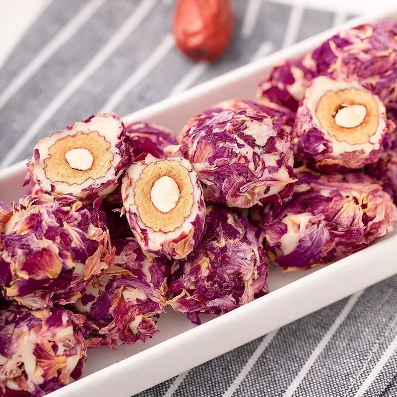 玫瑰花奶枣雪花酥巴旦木夹心纯手工休闲喜糖网红零食独立小包装