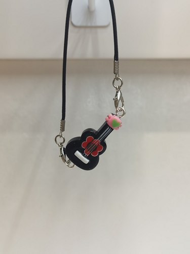 高颜值10cm娃衣配饰自嘲熊吉他挂件正常体可用labubu娃衣