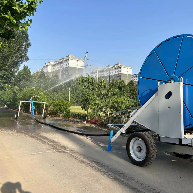 直销全自动卷盘式喷灌机50/75型卷帘喷灌机 农用喷灌浇地机