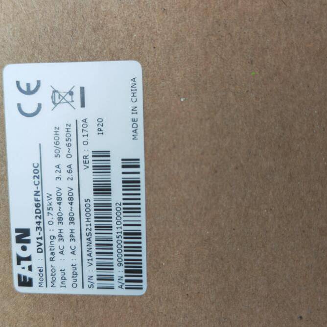 伊顿穆勒DV1-342D6FN-C20C高性能变频器体积小巧