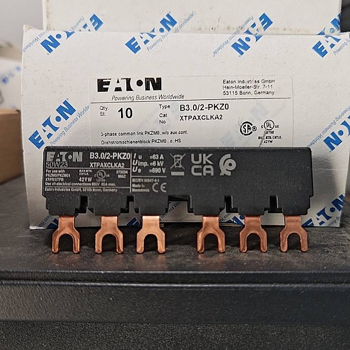 伊顿穆勒BK3.0/2-PKZ0马达保护断路器连接排