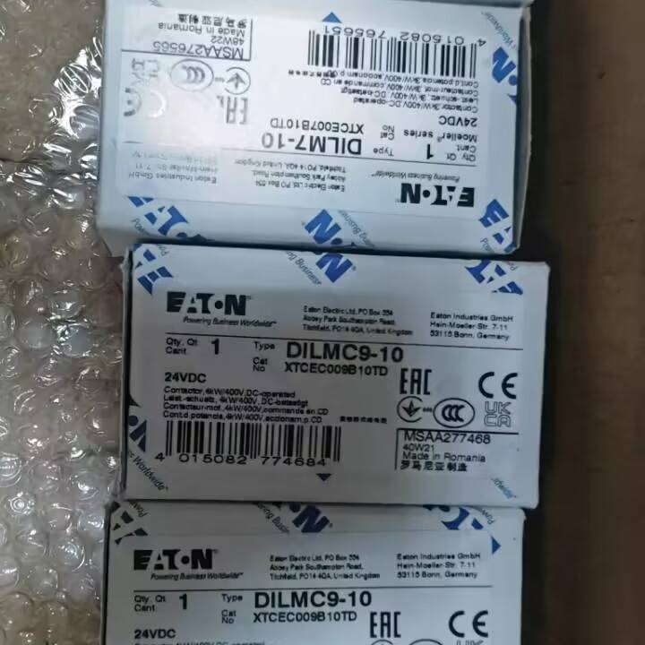 伊顿穆勒DILMC9-10(24VDC)进口小型接触器ULCSA认证