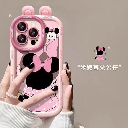 情侣米老鼠适用于oppofindx9pro手机壳findx8/x7新款Reno15/14pro/13/10pro9全包k12s女k11/k10泡芙保护套