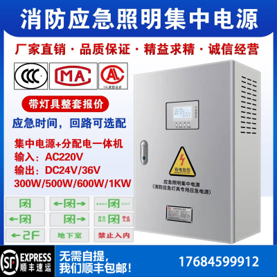 A型应急照明集中电源EPS主机消防分配电箱 DC24/DC36灯具配电箱