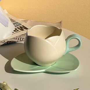 陶瓷咖啡杯o碟套装 创意欧式 家用餐厅下午茶杯花茶杯早餐杯牛奶杯
