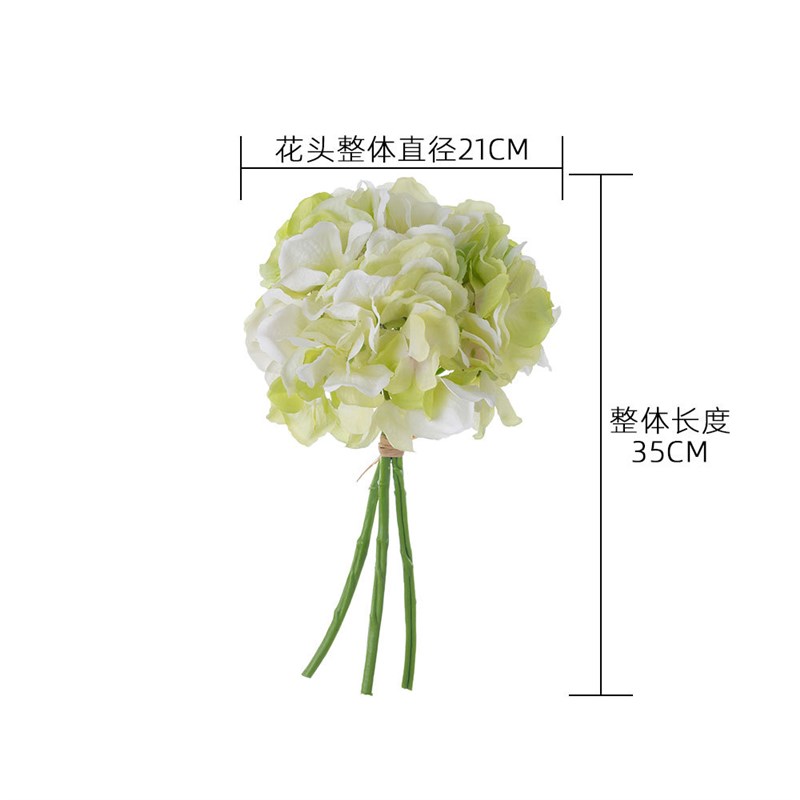 仿真花绣球花束韩风厂家家居装饰婚庆手F捧花路引花墙假花MW52333