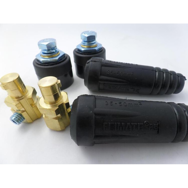 热销。亿焊电焊机通用快速接头中式DKJ-50欧式10-25/35-50电缆线