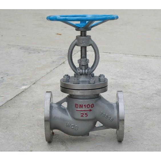 J41H-16C铸钢截止阀WCB法兰截止阀水用阀门截止阀DN25 DN32 DN50