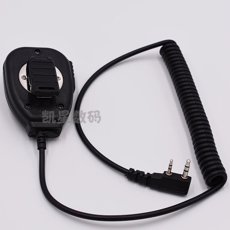 。宝锋BF-UV5R手咪 888S对讲机手麦手咪肩咪K头 宝峰对讲机UV8D手