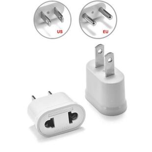 欧规两圆脚电动牙刷转国内转换插头转化器220-250v圆脚转国标两项