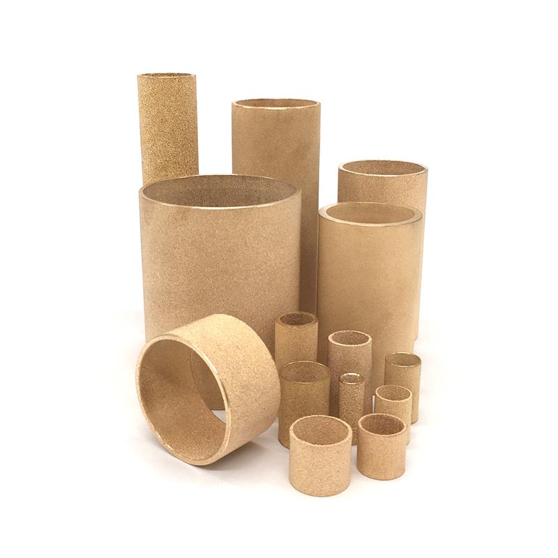 铜粉末烧结滤芯 油水分离器 镗床磨床滤油器 青铜过滤管1-100微米