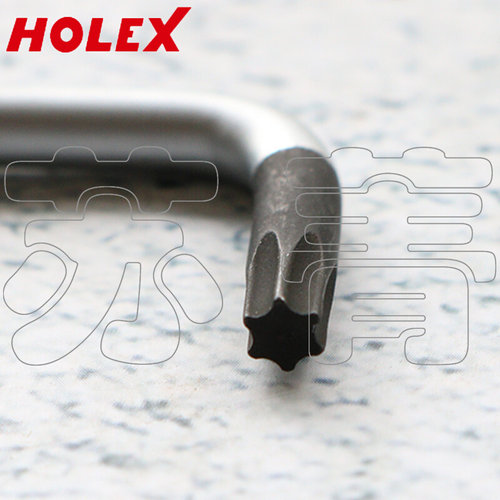 。德国原装进口霍夫曼HOLEX星型梅花球头扳手 弯头螺丝起子端部黑