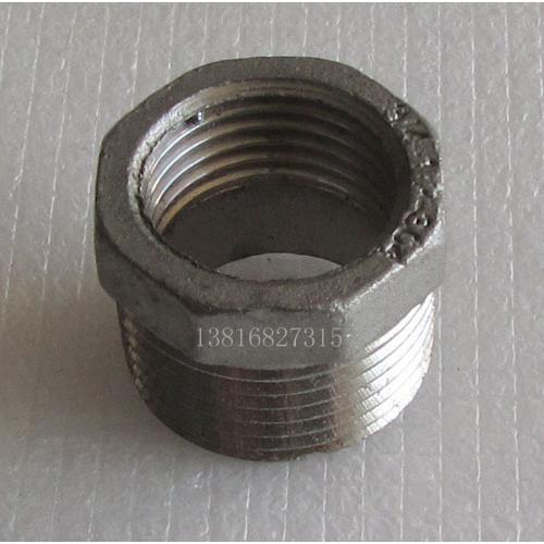 不锈钢管件 304丝扣卜申6X4