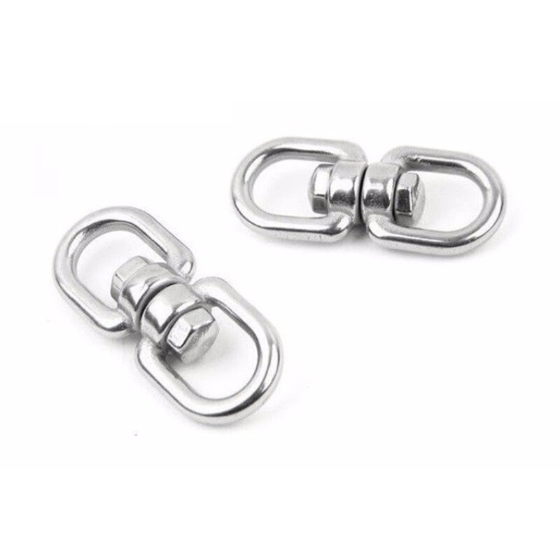。304不锈钢旋转环8字转环 连接环 链条扣环 狗链转环 万向环M3-M