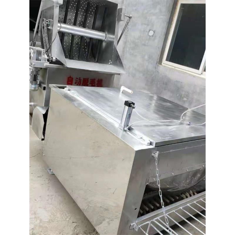 家禽脱毛机商用家禽脱毛机屠宰设备杀鸡鸭鹅烫脱煮水一体机打拔全