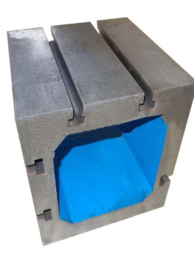 。定做角铁开槽 铸铁弯板机床平台靠板方筒平尺角尺尺板t槽宽座精