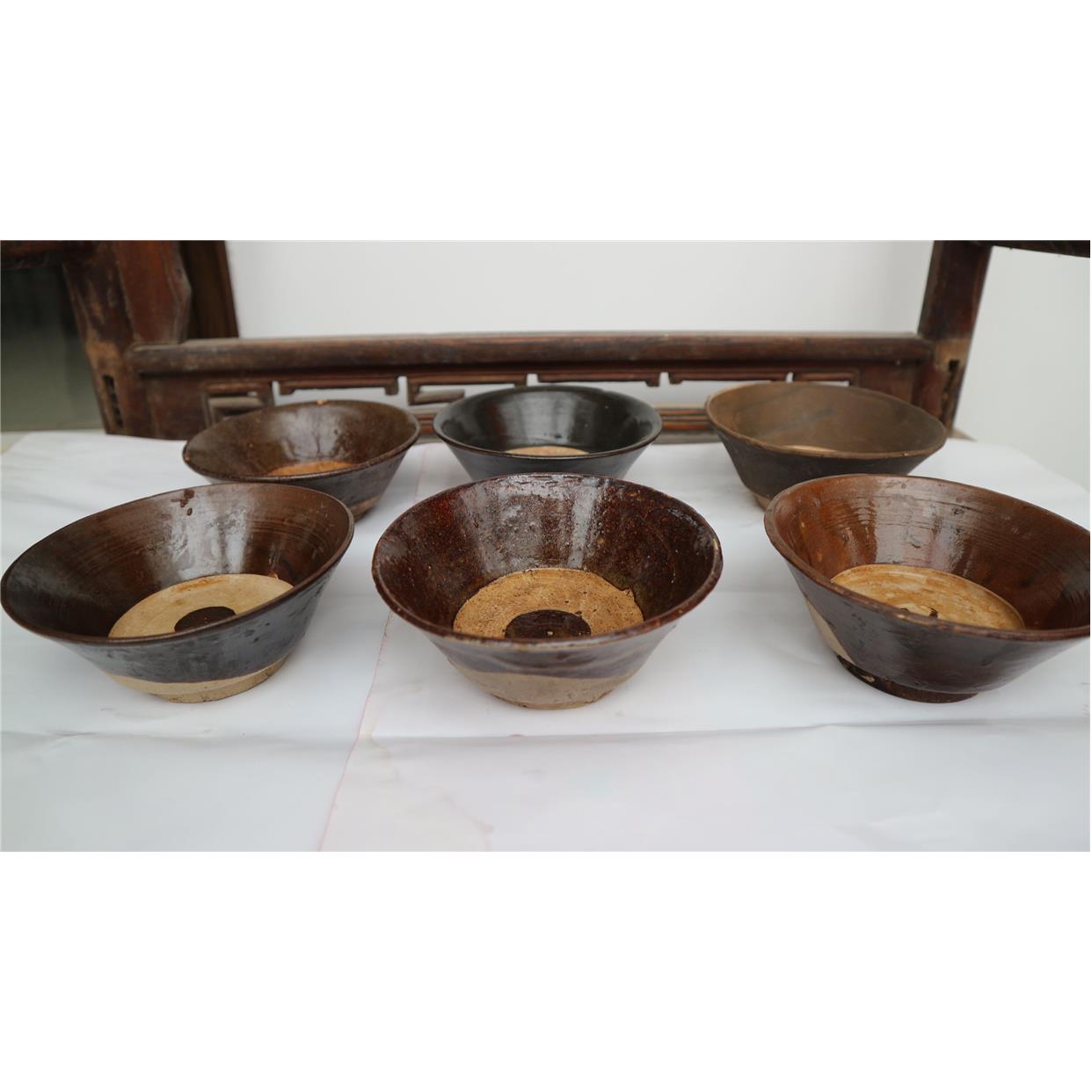 热卖老物件新款 老瓷碗酒店复古古玩古董杂项收藏怀旧摆件文革碗