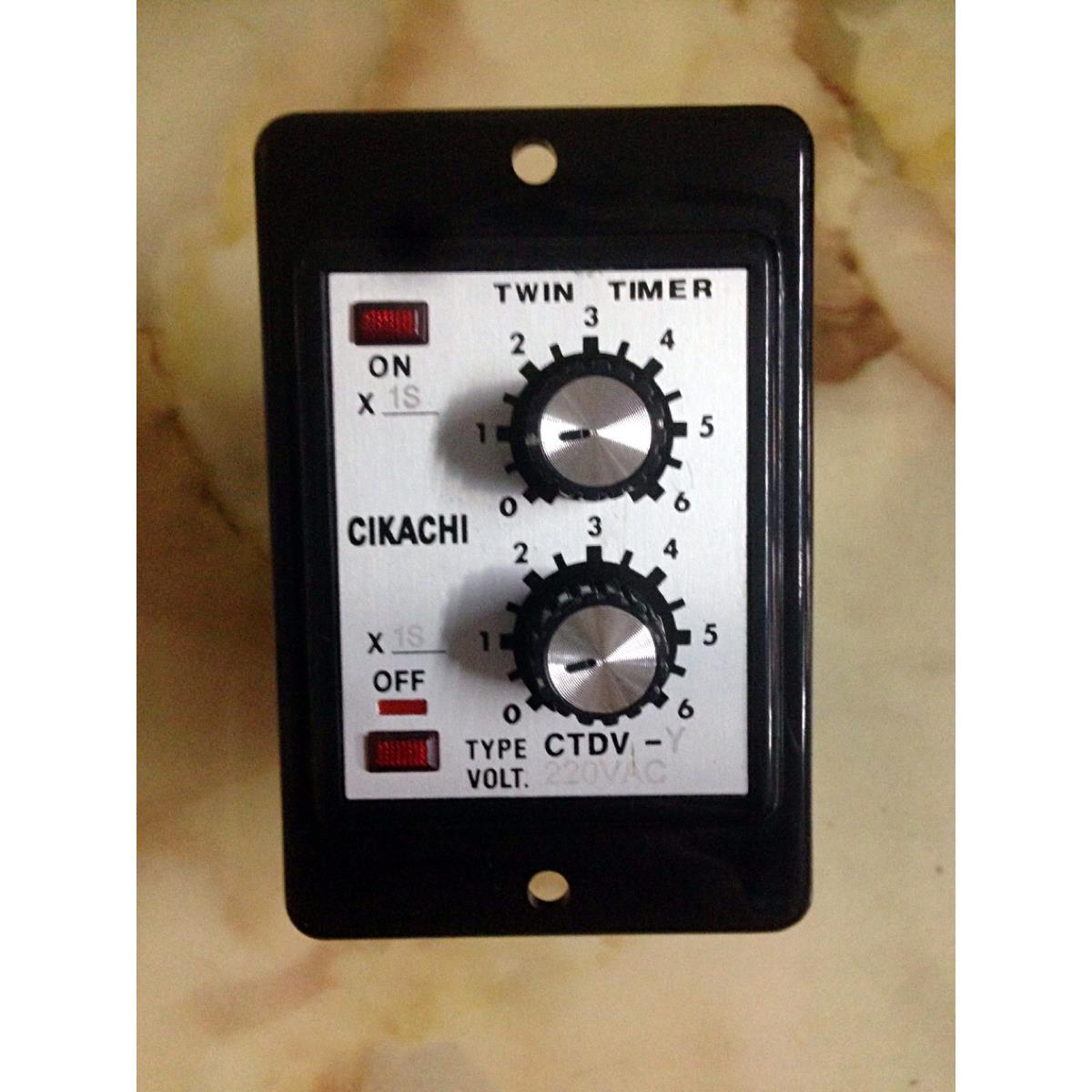 原装正品台湾嘉阳CIKACHI双调旋钮时间继电器CTDV-Y 220V DC24V