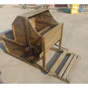 民俗老物件打稻机谷风机木梨木耙斗农场老农具展览馆复古怀旧摆件