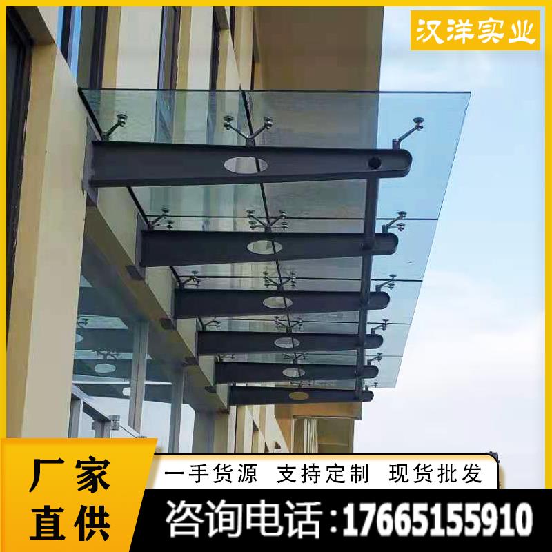 满焊碳钢铁雨棚钢梁牛腿支架挑梁玻璃吸盘支架不锈钢结构幕墙爪件