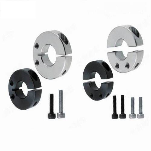 切口型锁轴圈分开型固定环侧面安装型定位圈铝合金SCJS SCJP20 25