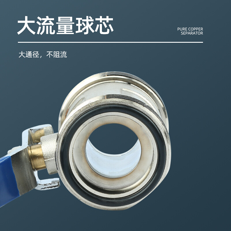 。ppr双活接球阀水开关4分20 6分25 1寸32水管全铜热熔阀门开关接