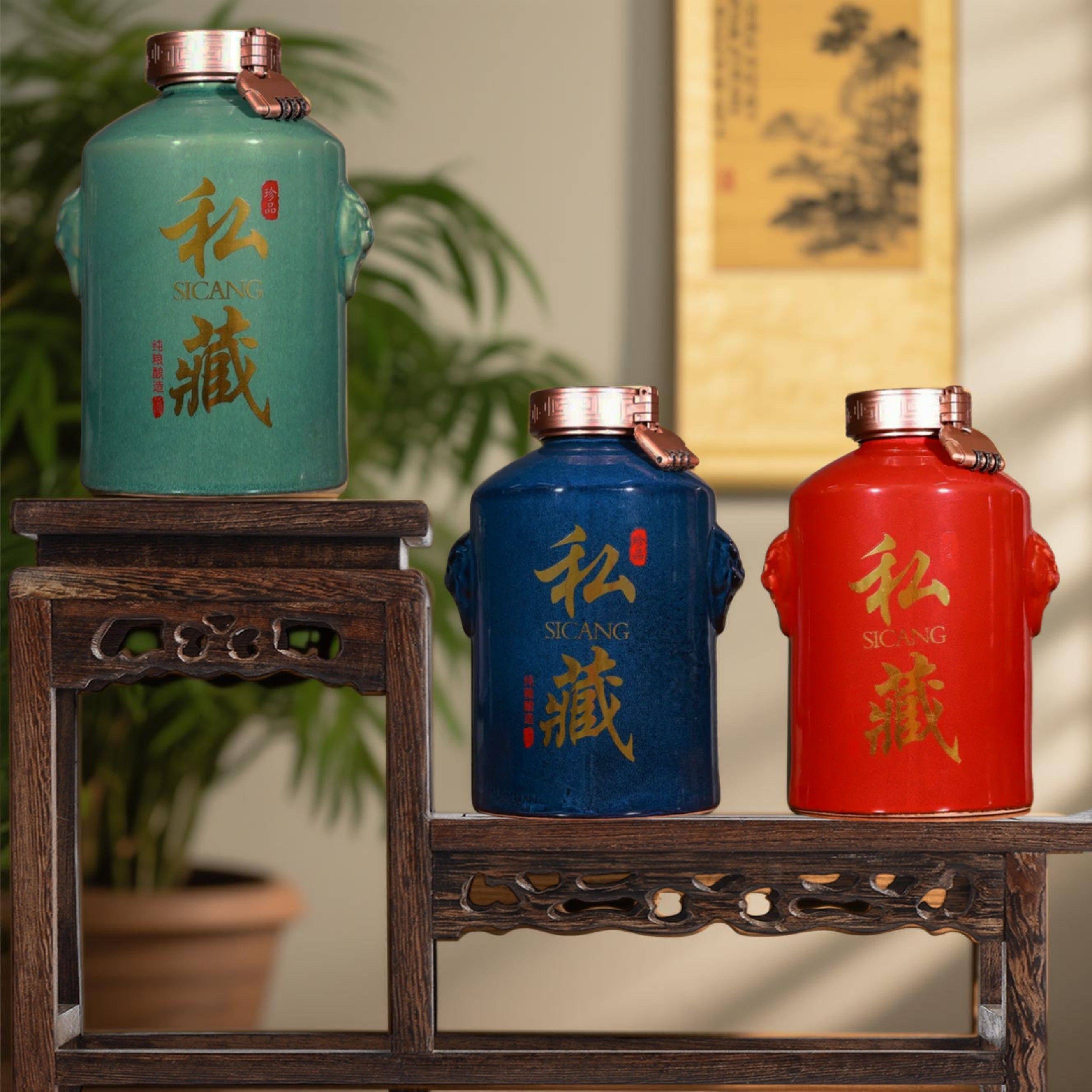 3斤5斤陶瓷空白酒瓶酒坛子家用密封三斤五斤长期存藏酒专用坛酒壶,餐饮具,家用酒壶,淘宝优惠券,粉丝福利购,淘宝优惠卷