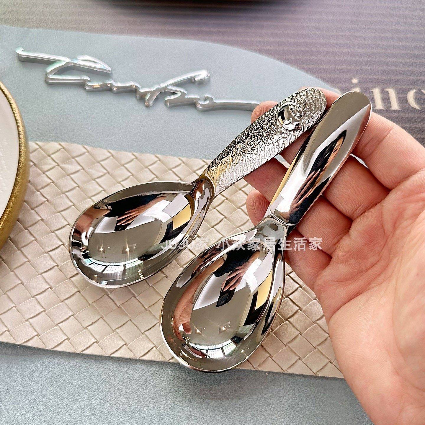 304不锈钢加厚茶叶勺子茶匙舀茶分茶短柄咖啡勺家用小勺甜品挖勺,餐饮具,茶匙,淘宝优惠券,粉丝福利购,淘宝优惠卷