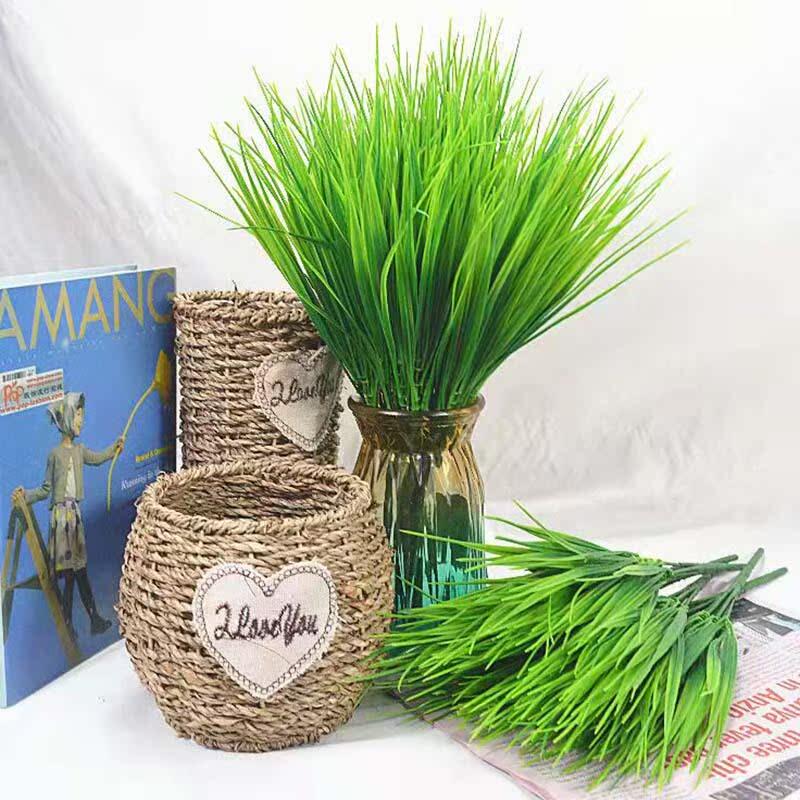 采购产品模拟稻苗、小麦苗、假苗、春草、塑料人造草绿色植物、户
