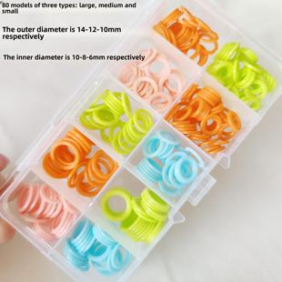 手工DIY彩色编织毛线工具圆形编织辅助大中小号钩包圈毛线钩编织