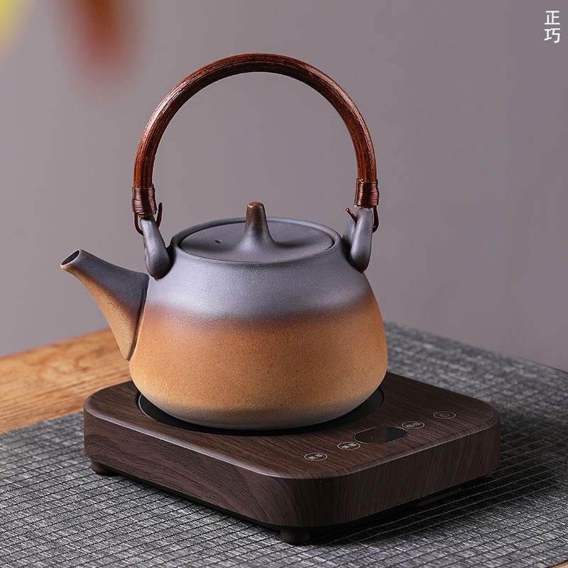 陶壶煮茶器耐高温围炉煮茶壶电陶炉养生壶套装家用炭炉明火烧水壶