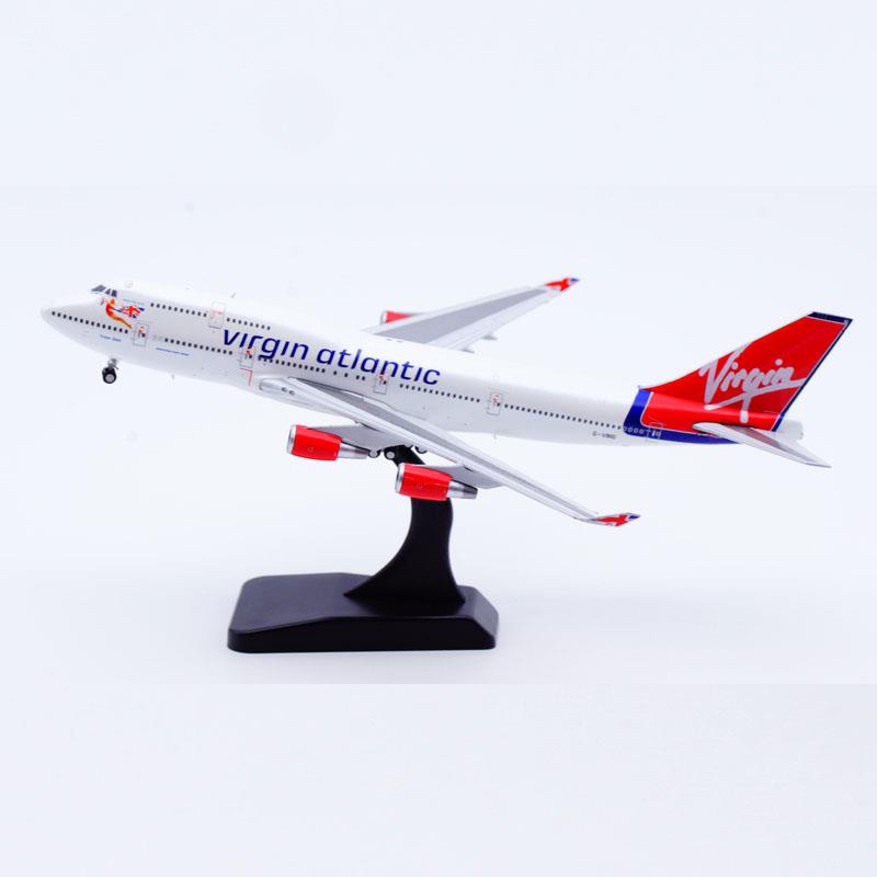 JC Wings 1:400 合金飞机模型 英国维珍航空 波音B747-400 G-VBIG