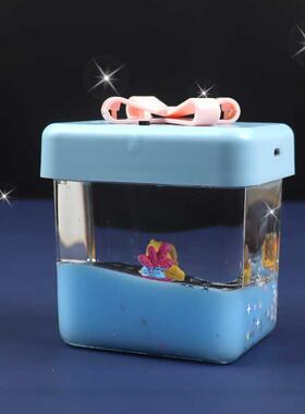 网红全新减压奶彩礼盒油滴丙烯饰品办公桌面饰品学生礼品