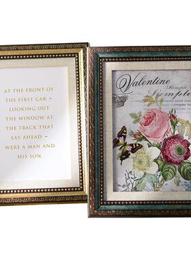 定制宫廷复古相框摆台567810寸a412艺术影楼照挂墙画框装饰框架