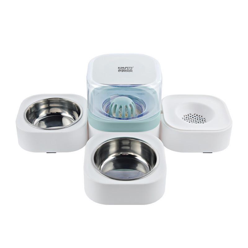 宠物自动喂食器活性炭滤芯猫咪不湿嘴狗狗双碗狗狗碗狗食盆猫碗
