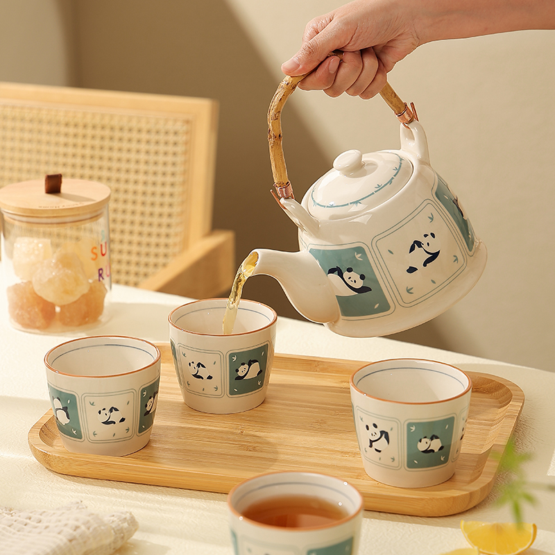 陶瓷精致茶杯可爱泡茶壶家用