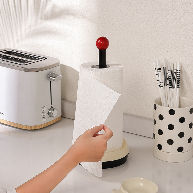 厨房纸巾座创意立式纸巾收纳架