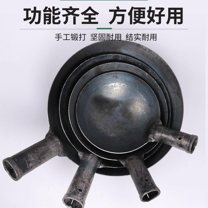 家用加厚铁勺子工业大号熟铁勺子养殖填料舀水瓢泔水清理淤泥掏灰