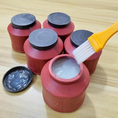 大瓶浆糊300克黏贴对联香糊海报壁纸白胶水胶皮水小刷子粘稠糊精