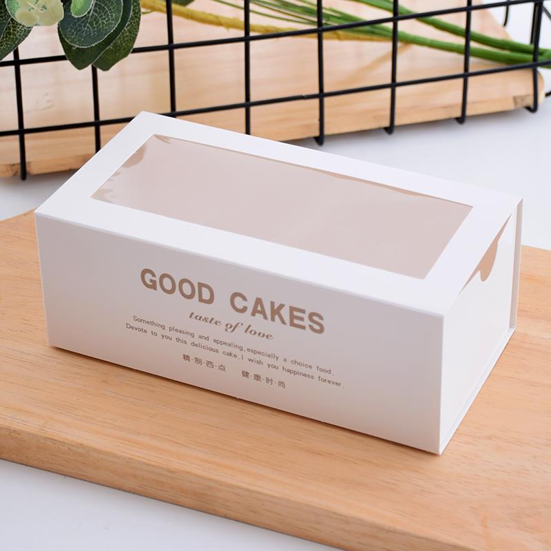 毛巾卷脏脏卷瑞士卷抹茶卷切块虎皮卷抽屉式抱抱卷包装盒纸盒子