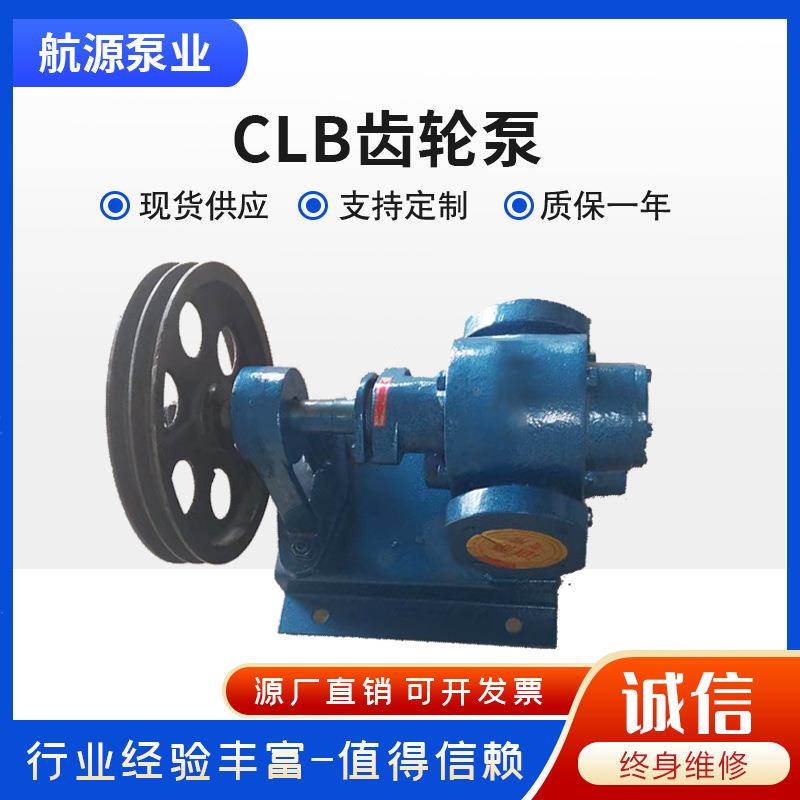 CLB洒布车用沥青齿轮泵乳化沥青泵高温泵机油输送泵电动