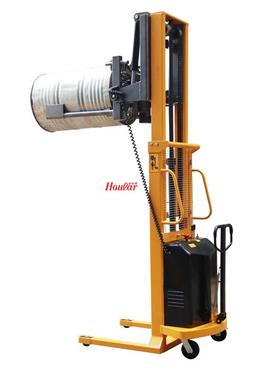 半电动油桶堆放车YL50自动油桶摆放器横放200l钢制油桶车